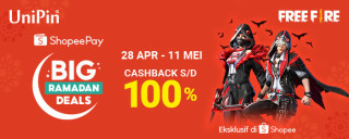 Rayakan ramadan bareng ShopeePay dan dapatkan cashback 100% Max Rp 14.000!
